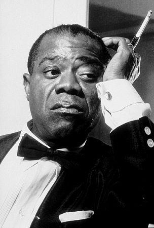 Photo: Louis Armstrong on the set of" High Society" (1956) Gelatin Silver print #791