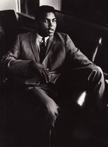 Photo: Muhammad Ali during an interview with Eric Sevareid from CBS, 1965 Gelatin Silver print #1160