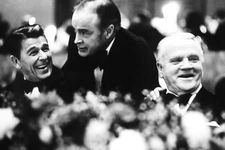 Photo: Ronald Reagan, Bob Hope, James Cagney - American Film Institute Tribute to Cagney, Los Angeles, 1974 Archival Pigment Print #1202