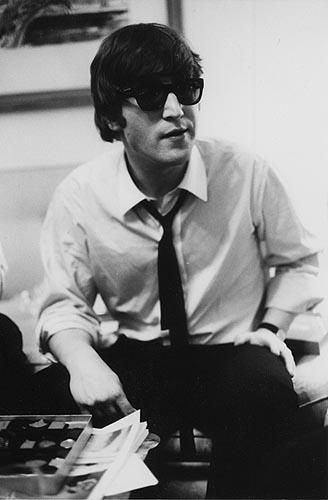 Photo: John Lennon at the Plaza, Feb. 7, 1964 Gelatin Silver print #1390