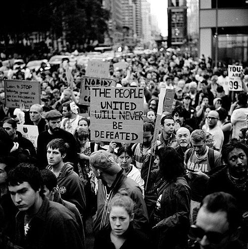 Photo: Occupy Wall Street Demonstration, New York 2011 Archival C Print #1509