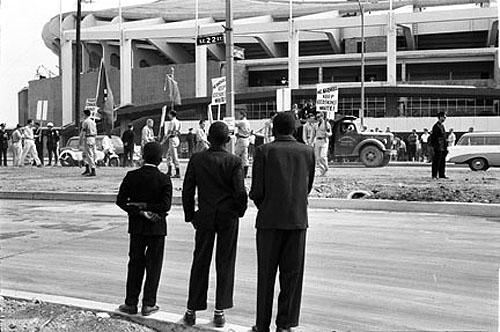 Photo: American Nazi Party Demonstration, District   of Columbia Stadium, Washington, DC,   October 1, 1961 Gelatin Silver print #1513
