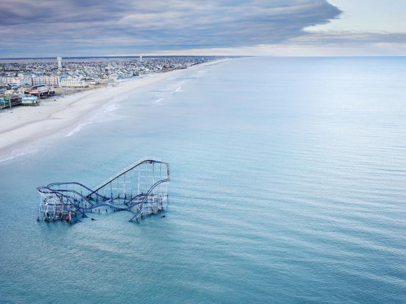 Hurricane Sandy, Seaside Heights, NJ, 2012<br/>Please contact Gallery for sizes<br/>