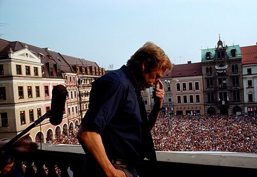 Tomasz Tomaszewski/NGS -- President Vaclav Havel, Liberec, Czechoslovakia