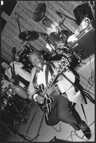 B.B. King at B.B. King Club, Beale Street, Memphis, 1994.B.B. King at B.B. King Club, Beale Street, Memphis, 1994