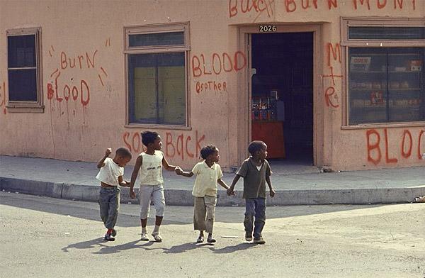 Children on Watts Street, 1966 (Burn, Baby, Burn)<br/>