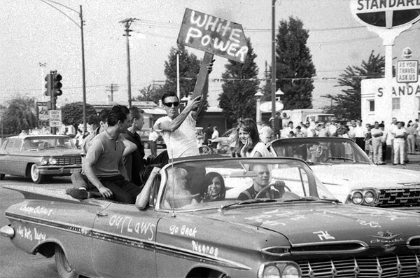 Supporters of Segregationist Realtors, Jefferson Park, Chicago, August 1966