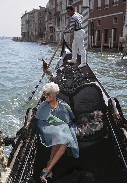 Tony Vaccaro Peggy Guggenheim, Venice, Italy, 1968<br/>