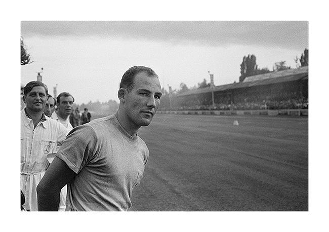 Photo: Stirling Moss, Monza, Italy, 1955 Archival Pigment Print #2054