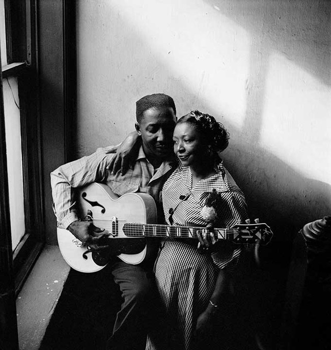 Muddy Waters and his wife, Geneva, 1950