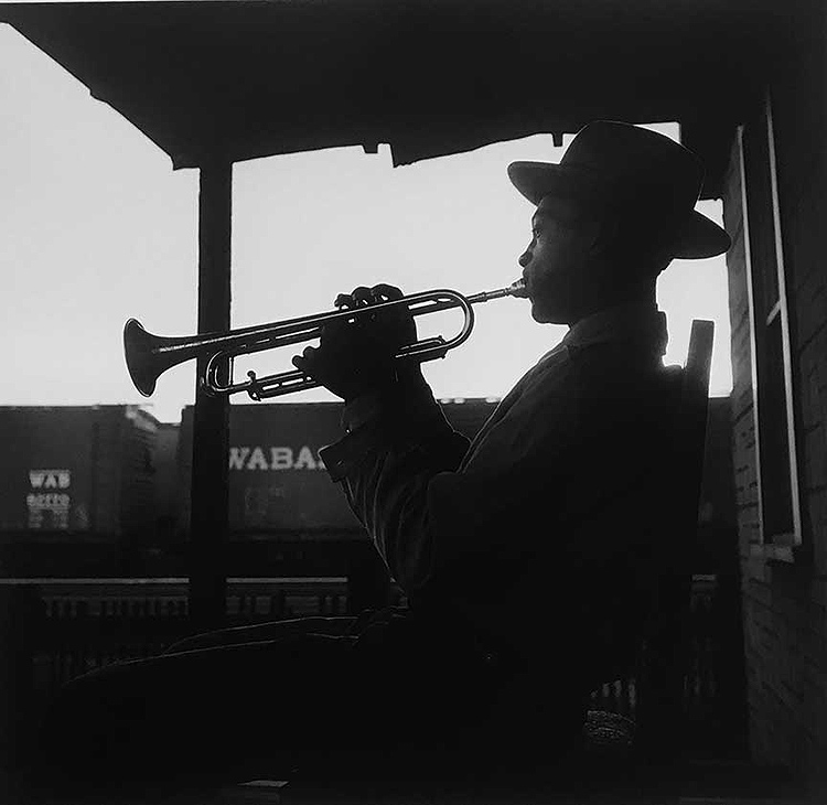 Porch Trumpeter, 1952