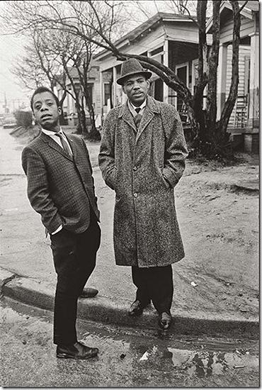Photo: James Baldwin with activist James Meredith, Jackson, Mississippi, in 1963, a year after Meredith became the first African American    student admitted to the University of Mississippi Gelatin Silver print #2123