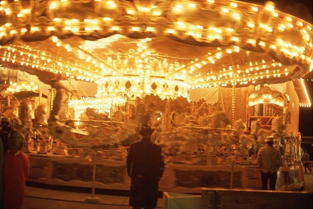 the Last Carousel, Riverview Amusement Park, Illinois, 1964
