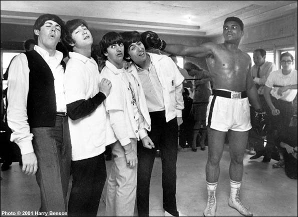 The Beatles with Cassius Clay, Miami, 1964