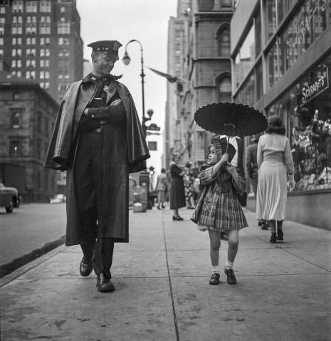 Going for a walk, New York, 1950<br/>