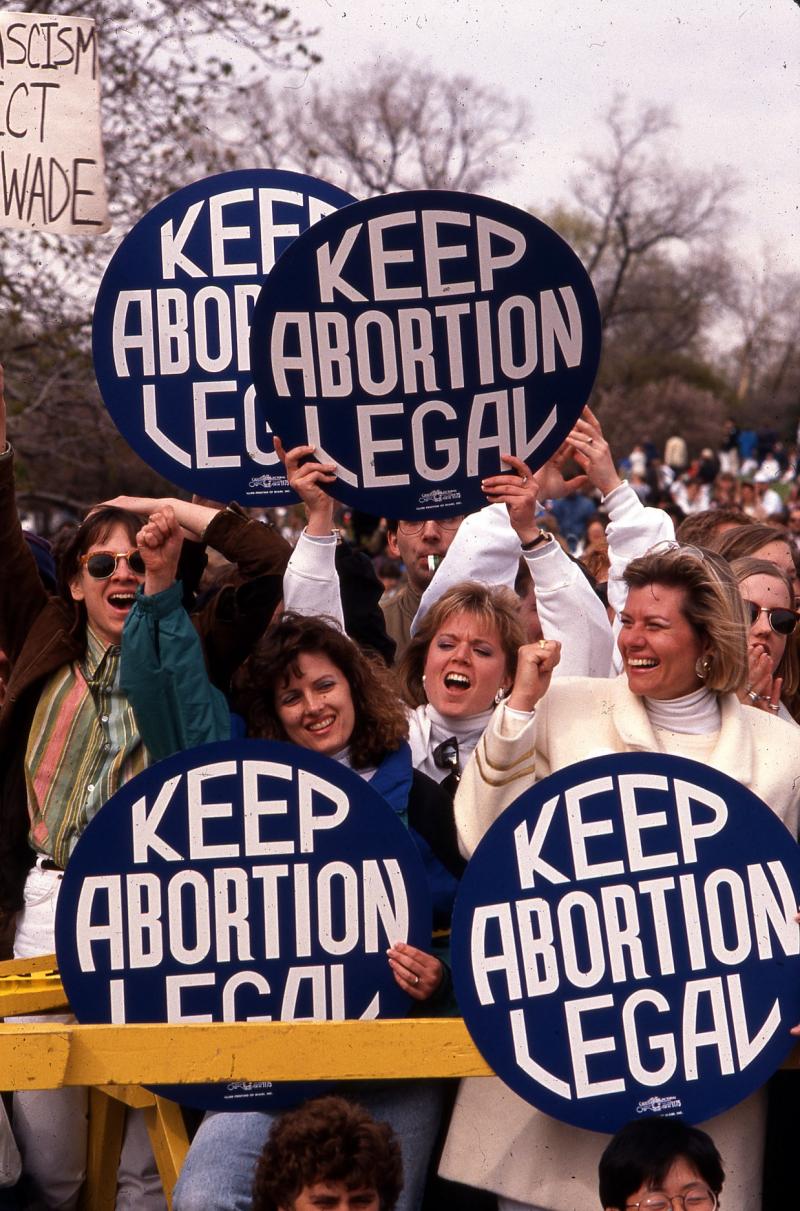 Photo: Pro-Choice Rally where more than 300,000 demonstrators marched on the Capitol, April, 1989 Digital C Print #2558