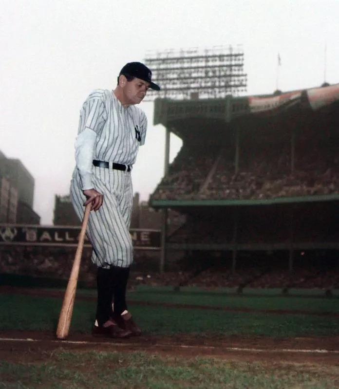 Photo: Ralph Morse: Babe Ruth's Final Appearance at Yankee Stadium  (June 13, 1948) Chromogenic print #2761