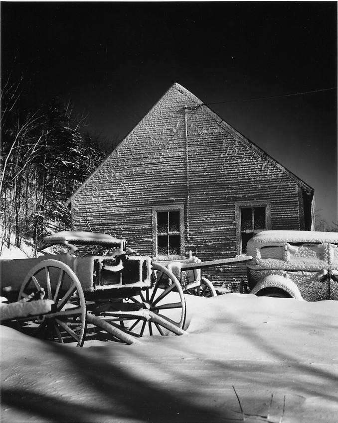 Photo: Twenty below zero, Waterbury, Vermont, 1951 Gelatin Silver print #2905