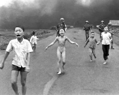 Villagers Fleeing a Napalm Strike, Village of Trang Bang, Vietnam, June 8, 1972 © 2004 The Associated Press
