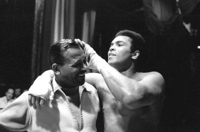 Photo: Ali with Sugar Ray Robinson Gelatin Silver print #473