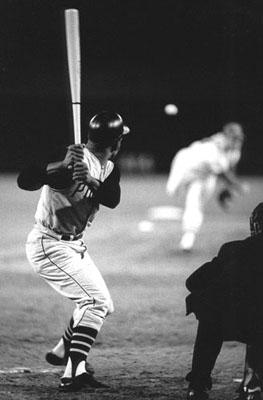 Photo: Roberto Clemente hitting Gelatin Silver print #480