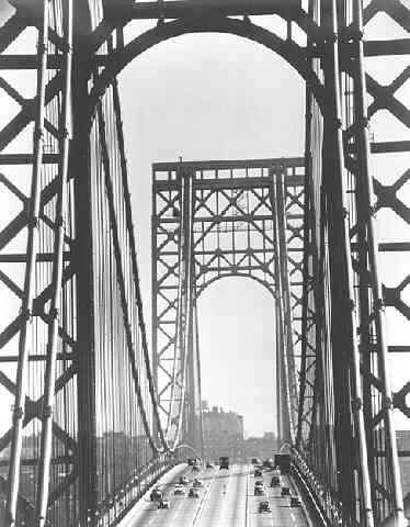 Photo: George Washington Bridge, New York (?Time Inc.) Gelatin Silver print #55