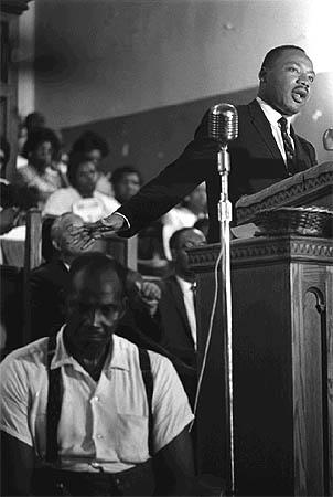 Photo: Martin Luther King, Birmingham, Alabama, 1963 Gelatin Silver print #720
