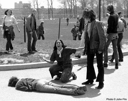 Photo: Mary Vecchio grieving over slain student, Kent State, May 4, 1970 Gelatin Silver print #992