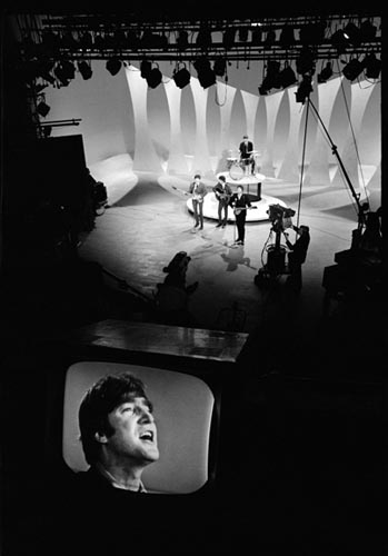 The Beatles Perform on The Ed Sullivan Show, Feb 9, 1964.  Copyright Bill Eppridge