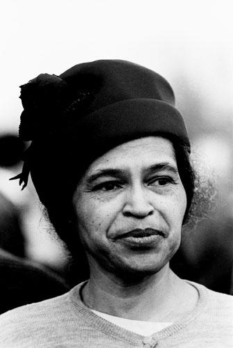Photo: Rosa Parks, Selma March, 1965 Gelatin Silver print #1152