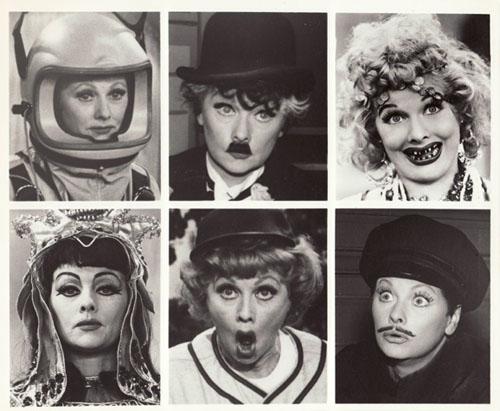 Photo: Lucille Ball as 6 different characters Vintage Gelatin Silver Print #1162