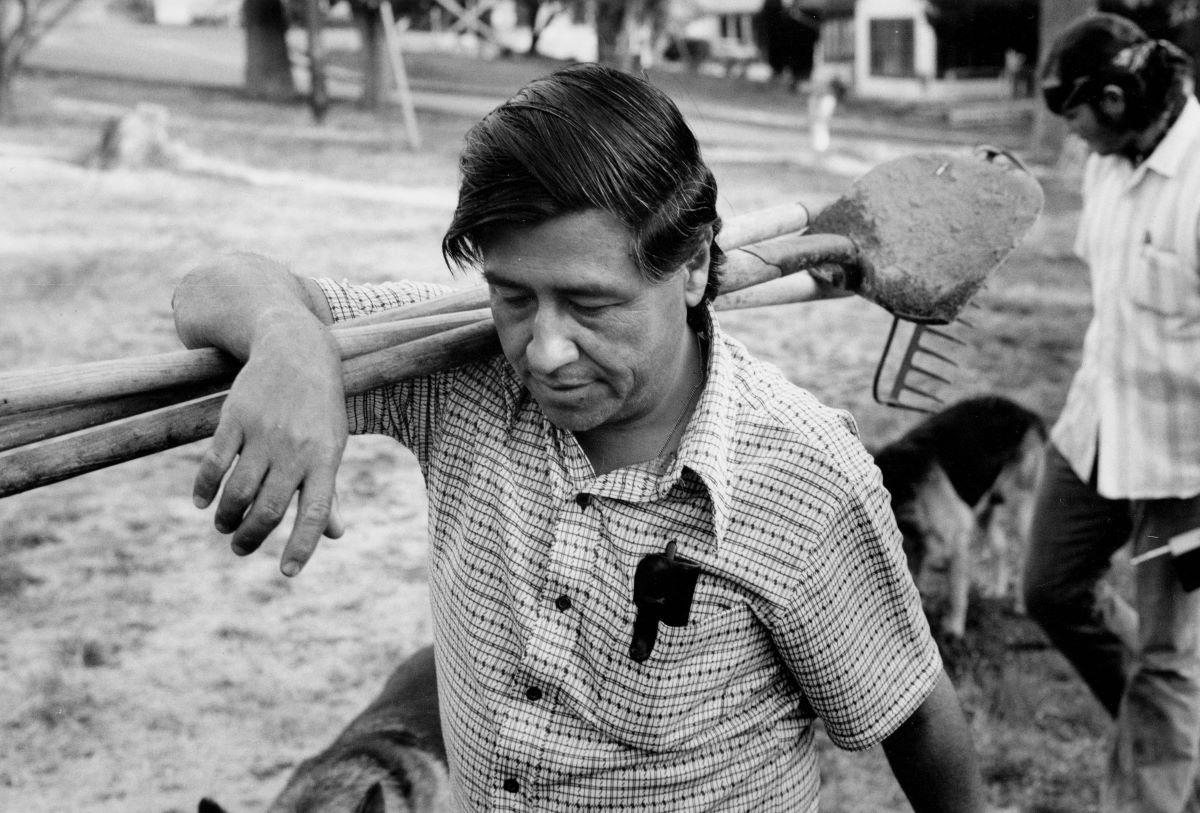 Cesar Chavez, California, 1974
