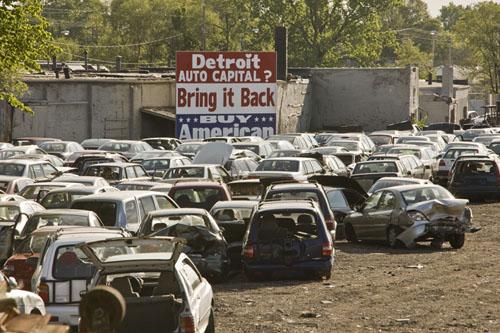 Photo: Detroit Auto Capital, 2010 Platinum print #1263
