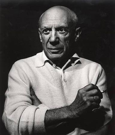Photo: Lucien Clergue: Picasso, 1969 Gelatin Silver print #1322