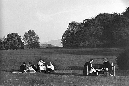 Supper Intermission at Opera, Glyndebourne, England, 1968 Gelatin Silver print
