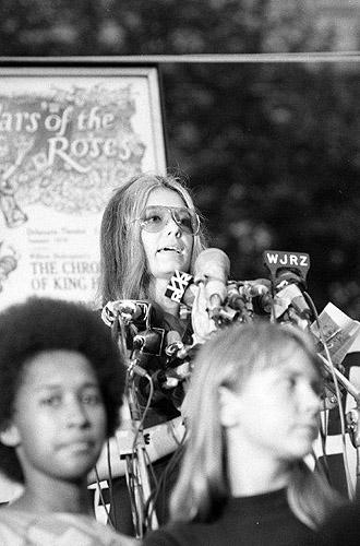 Women's Liberation March, Gloria Steinham, New York, 1970<br/>