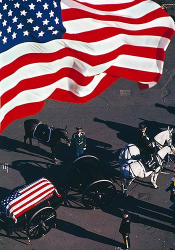 Horse Drawn Caisson Bearing John F. Kennedy's Casket, 1963 Archival Pigment Print