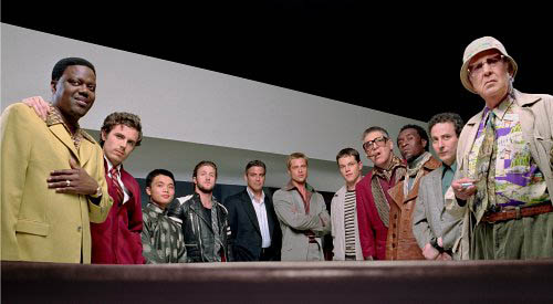 The cast of "Ocean's 11", 2001