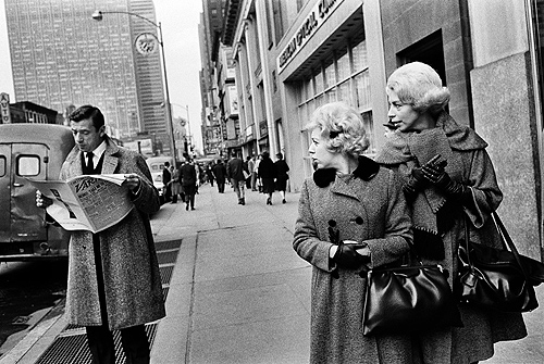 Yves Montand, Fifth Avenue, New York, 1971