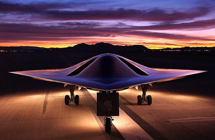Photo: Future of Flying:  X-47A Pegasus Drone, China Lake, NAWS, 2003 Archival Pigment Print #1745