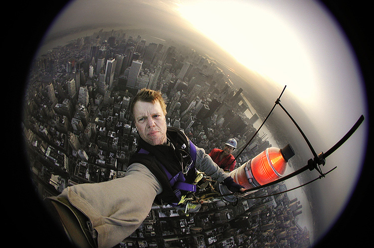 Joe Self-Portrait from Empire State Building, 2001