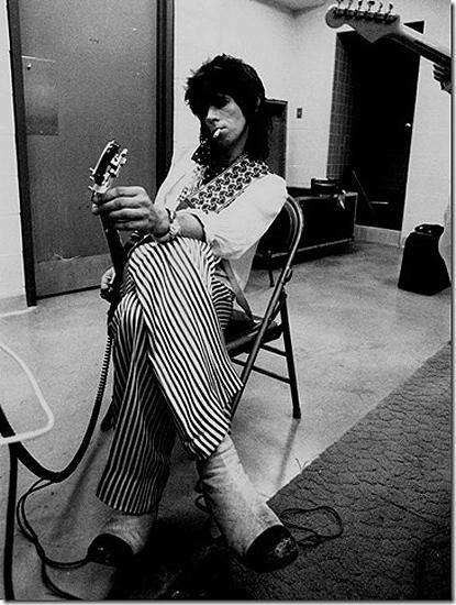 Keith Richards backstage c1970s Archival Print