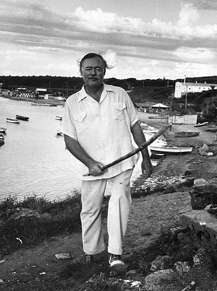 Ernest Hemingway, Cojmar Harbor, Cuba, 1952