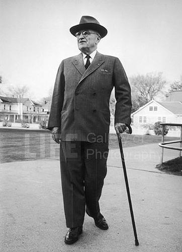 Harry S. Truman, Independence, Missouri, 1956 Gelatin Silver print