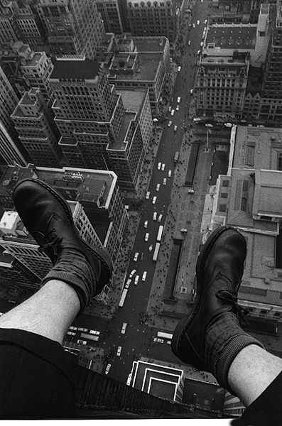 The Suicide's View, New York, 1954 (Pigeon Man)