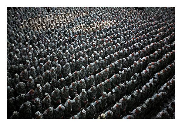 Photo: More than 1,200 American troops re-enlisted in Baghdad on July 4, 2008 Archival Pigment Print #2185