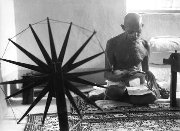 Gandhi, India, 1946 Gelatin Silver print
