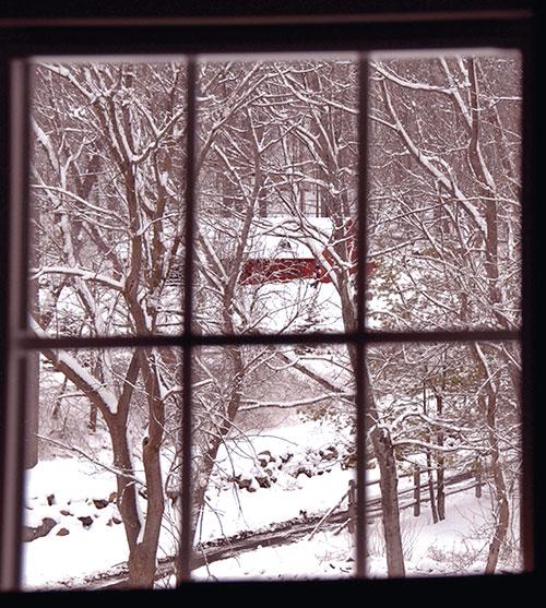 Photo: Winter Barn, Connecticut, 2006 Archival Pigment Print #2262