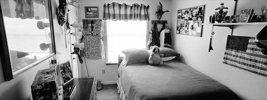 Bedrooms of the Fallen: Army Corporal Brandon M. Craig, 25, was killed by a roadside bomb on July 19, 2007, in Husayniyah, Iraq. His bedroom was photographed in February, 2010.
