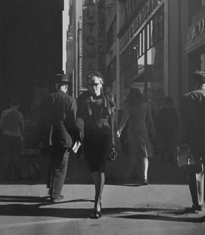 Ida Wyman Woman in Open-Toe Shoes, New York, 1946 